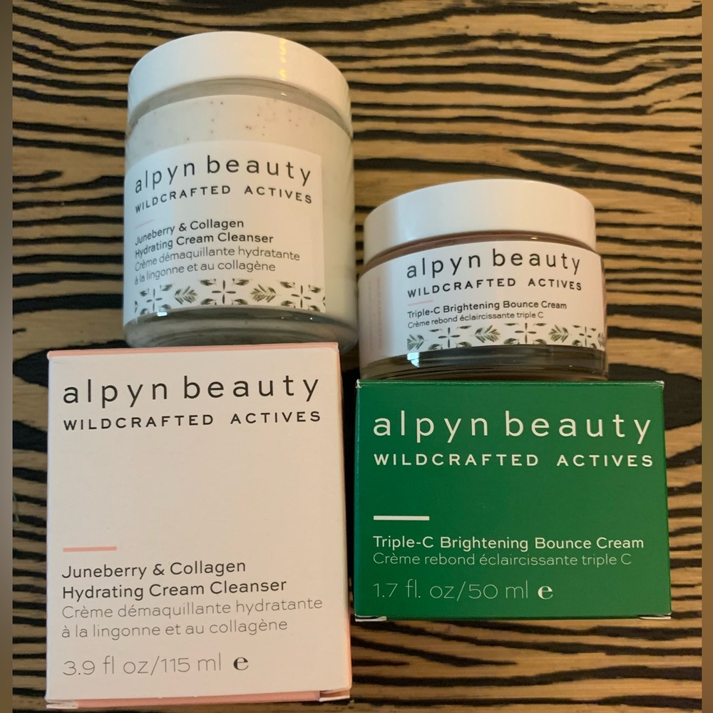 Alpyn Beauty Hydrating Cream Cleanser and Bounce Cream